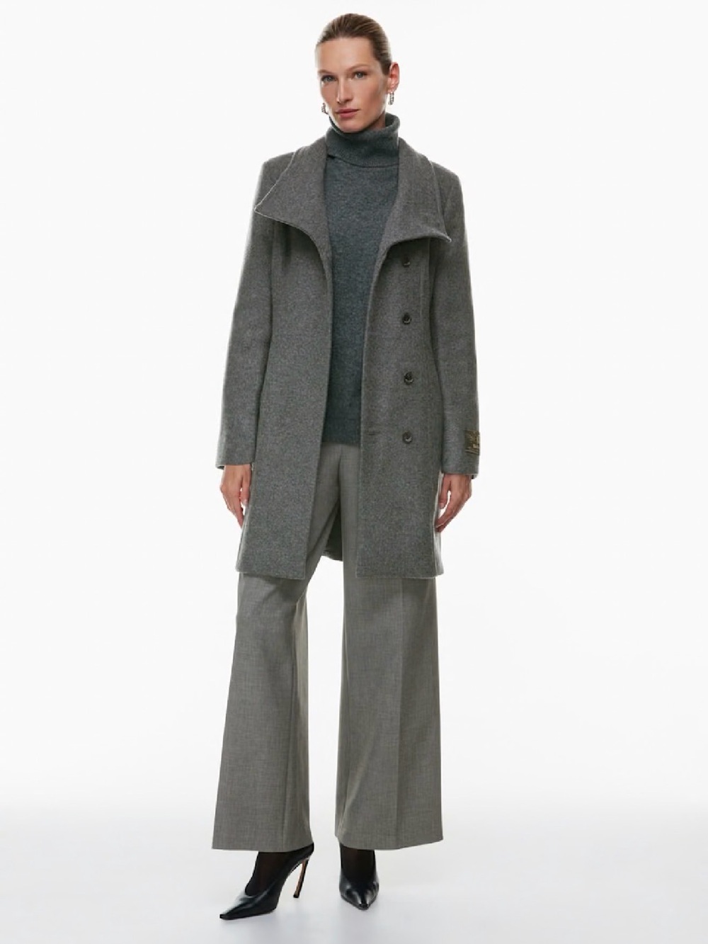 [Brand New] Aritzia Babaton Connor Coat in Light Gray - Picture 4 of 14